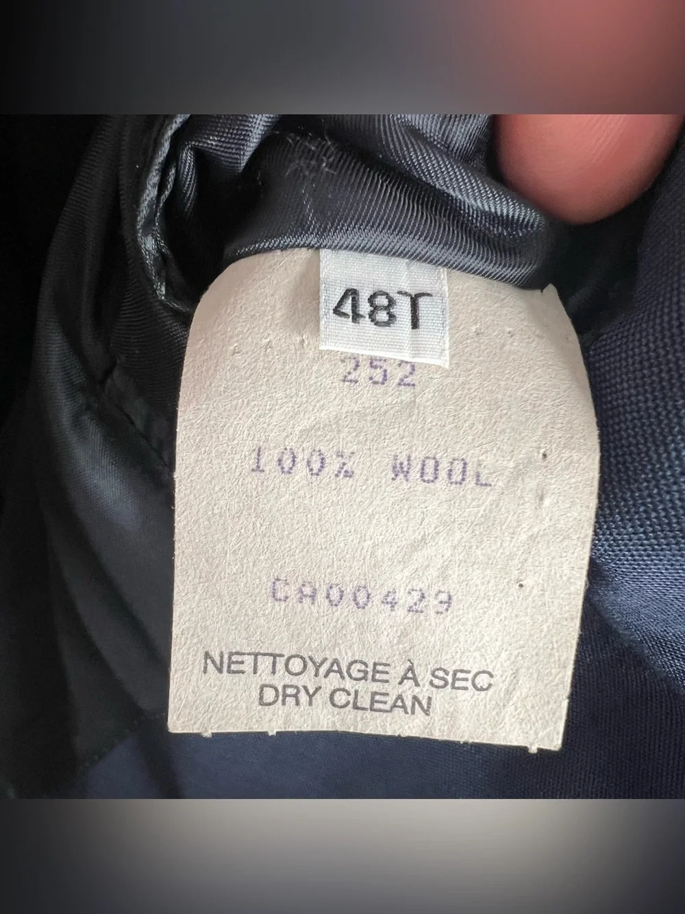 Peter Millar 100% Wool Sport Coat Blazer Mens 48T Tall Blue Golf